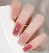 Shining She UV Nagellack Transparent,6 Farben Jelly Kristall Nude Rosa Dordeaux Rouge Braun Gel N...