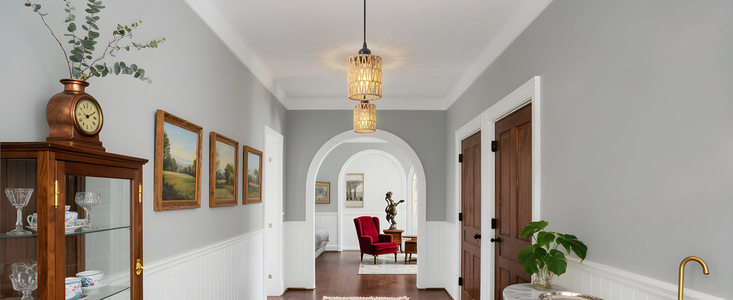 Rattan Pendant Lights