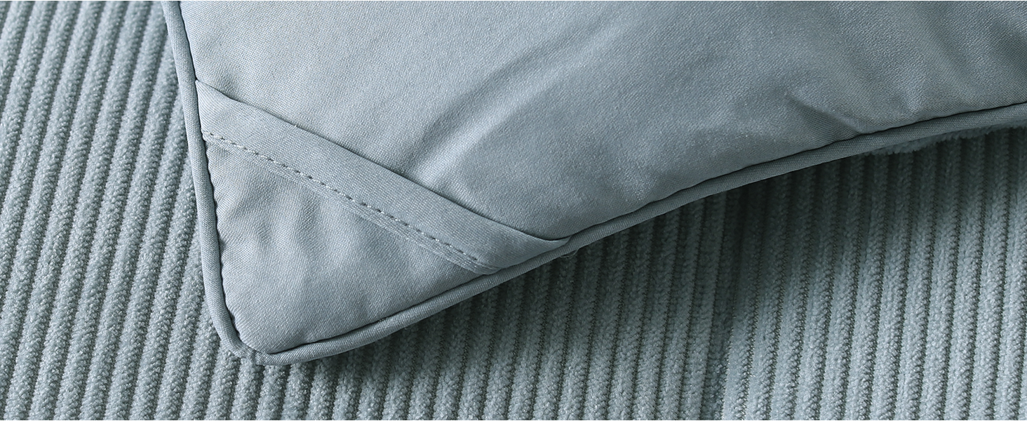 KASENTEX Grey Blue Queen Comforter Set, Fluffy Corduroy, 3 Pieces(down Alt), Cozy Bedding 28b45a1f 6b8c 4ff3 Acbc 99eae85bc052. CR0,0,1464,600 PT0 SX1464 V1