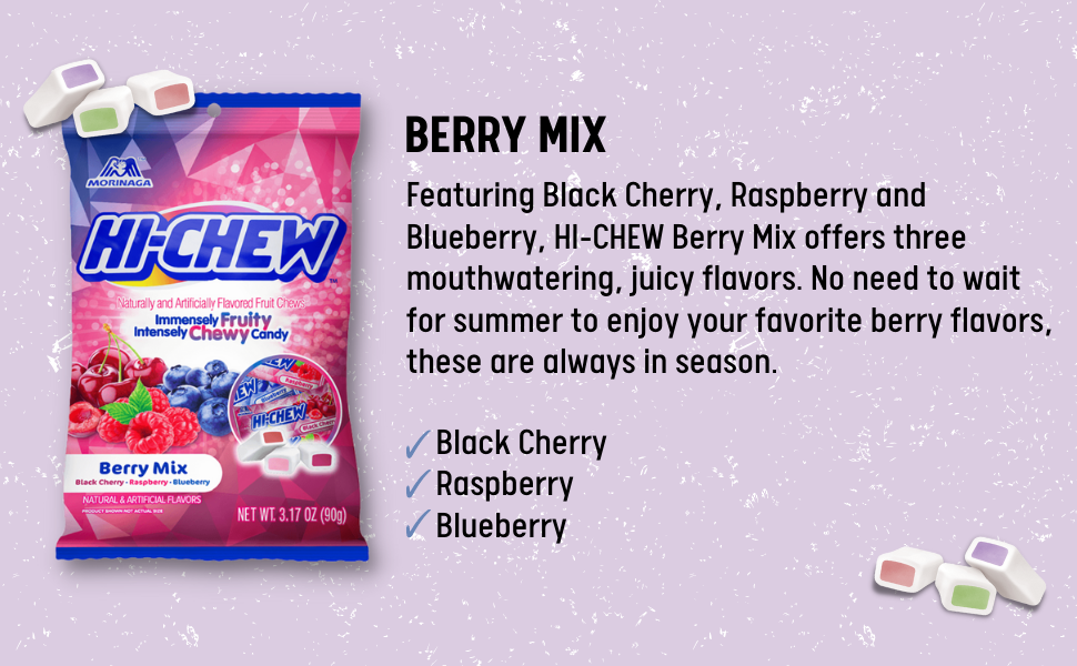 Hi Chew Berry Mix Fantasy Mix chews