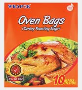 WRAPOK Turkey Oven Bags Large Roasting Cooking Size Ribs Baking Bags No Mess for Chicken Meat Ham...