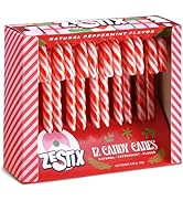 Christmas Candy Canes - Classic Red & White Peppermint Flavor, 12 Count | Individually Wrapped Ho...