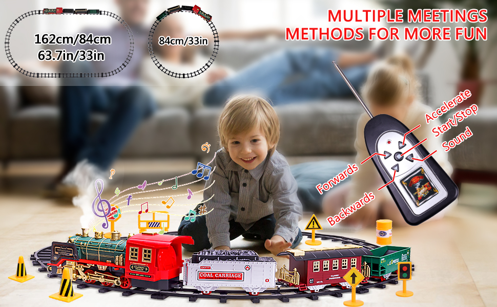 Neragron Train Set, Remote Control Train Sets, Christmas