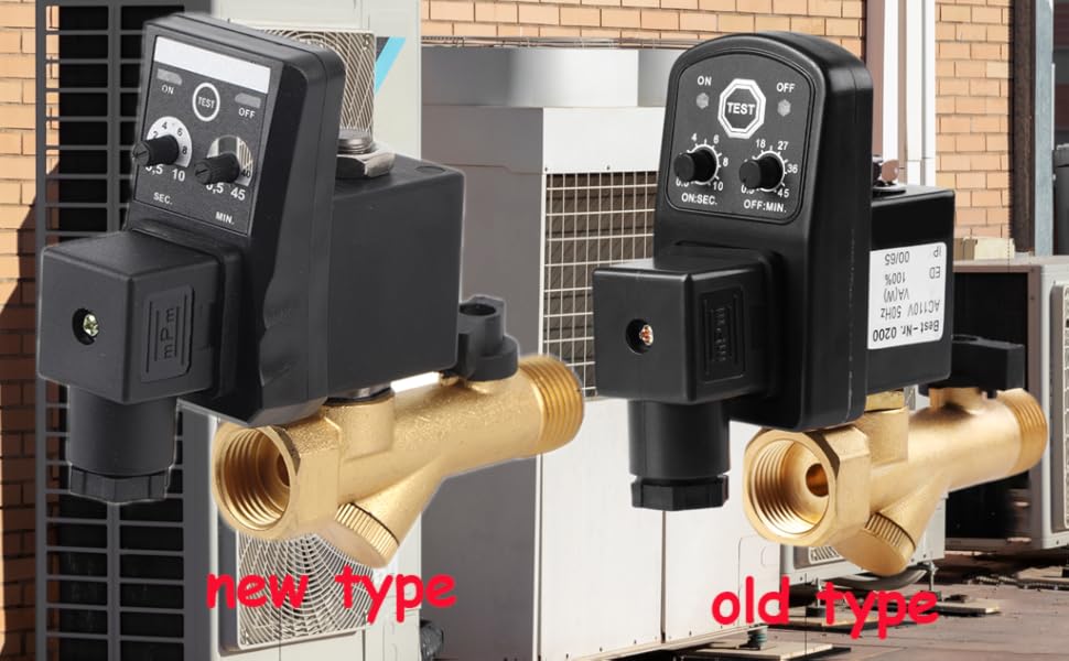 AC110V G1/2 Automatic Drain Valve, DN15 Air Compressor Drain Valve 01.6Mpa Timer Drain Valve