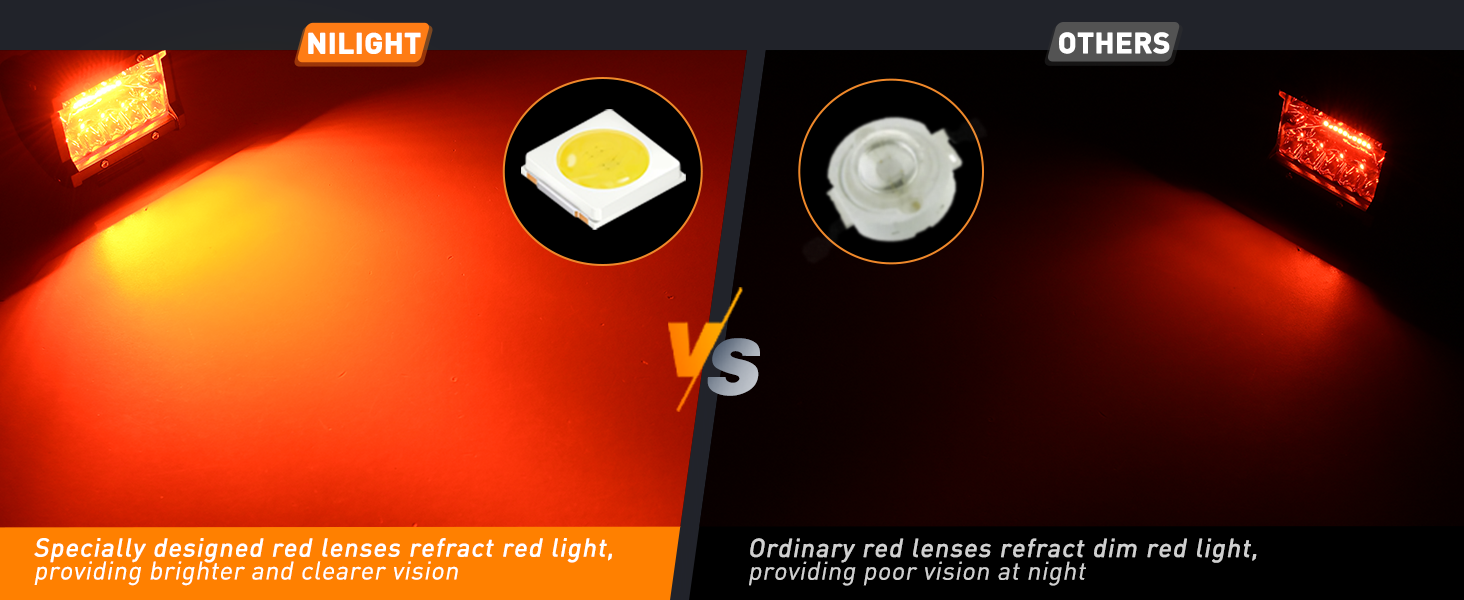 red light pods Hunting Lights led fog lights for trucks led spot lights