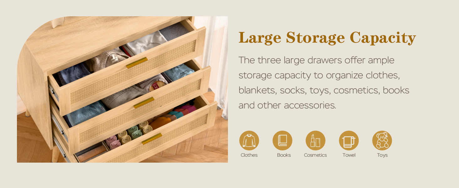 Rattan Chest of Dressers