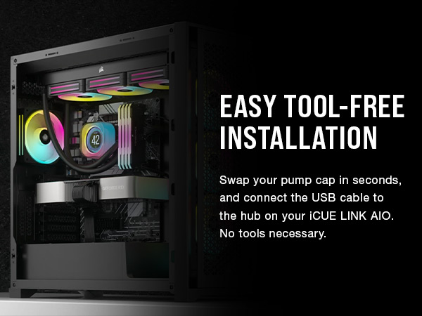 CORSAIR iCUE LINK AIO LCD スクリーンモジュール Amazon.com: CORSAIR iCUE Link AIO LCD Screen Module - 2.1