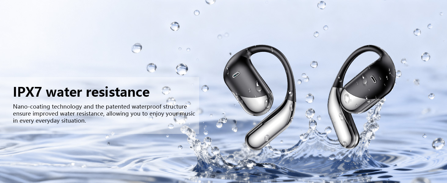 IPX7 water resistance