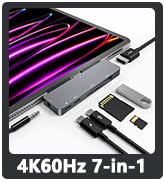 Amazon.com: USB C HUB for iPad Pro, Adapter for iPad Air
