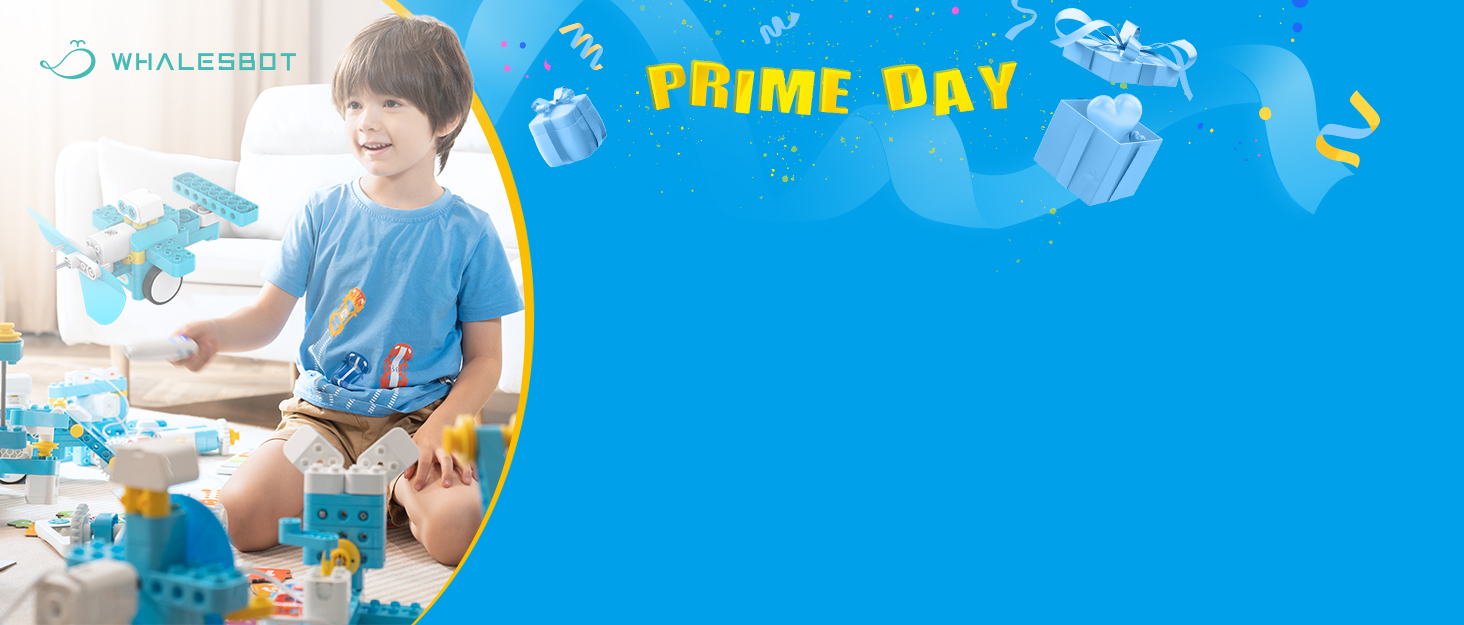 WhalesBot coding robot stem toy education building science toy for kids