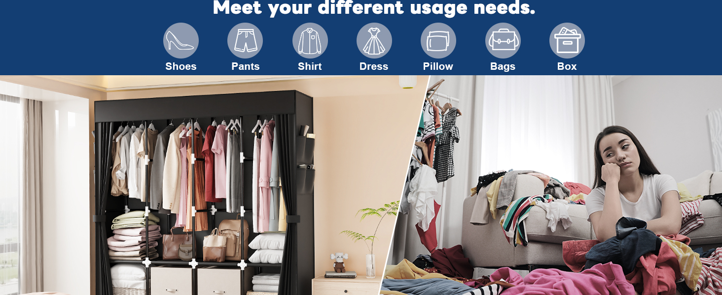 Portable Closet Wardrobe