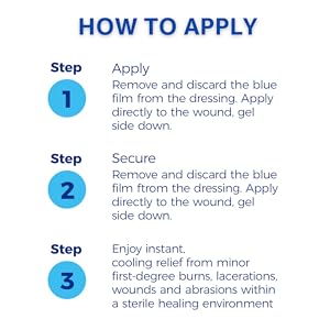 Silverseal hydrogel burn dressing static silver lacerations wounds sterile heal environment