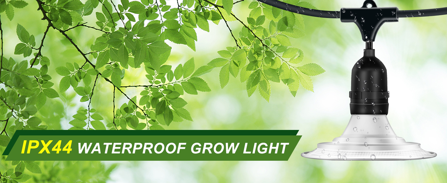 AOBMAXET Outdoor Grow Lights String Grow Lights for