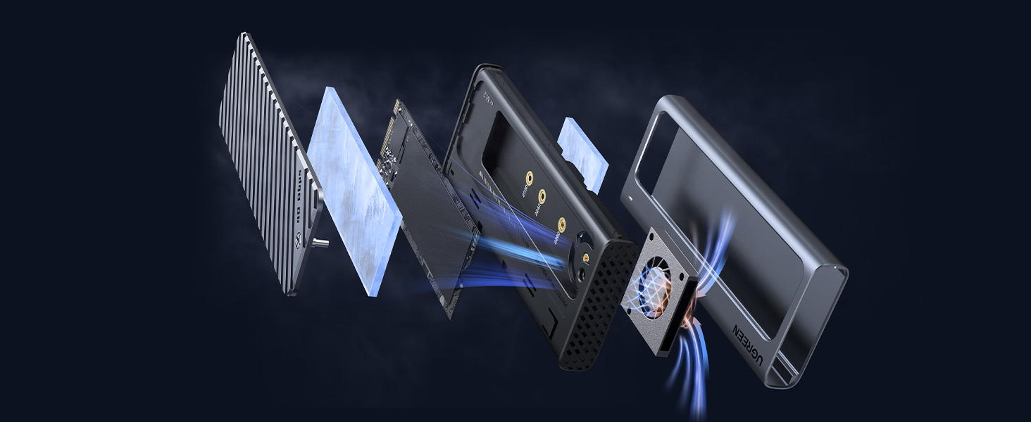 Boîtier SSD M.2 NVMe USB 4 40 Gbps