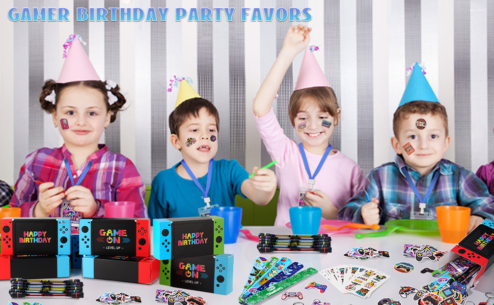 video game party favors