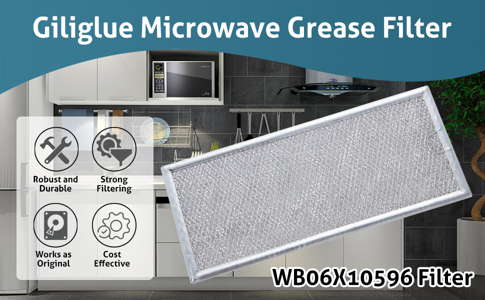 Giliglue Microwave Filter Replacement Compatible with GE WB06X10596