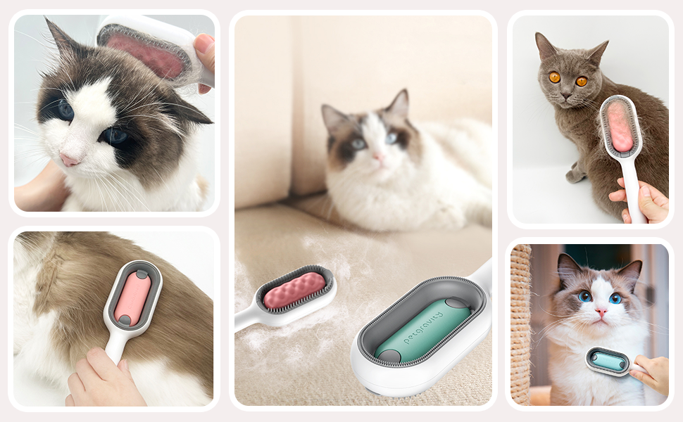 Sichy Dog Brush Cats Brush Grooming Comb,Self Cleaning Cat Dog Slicker