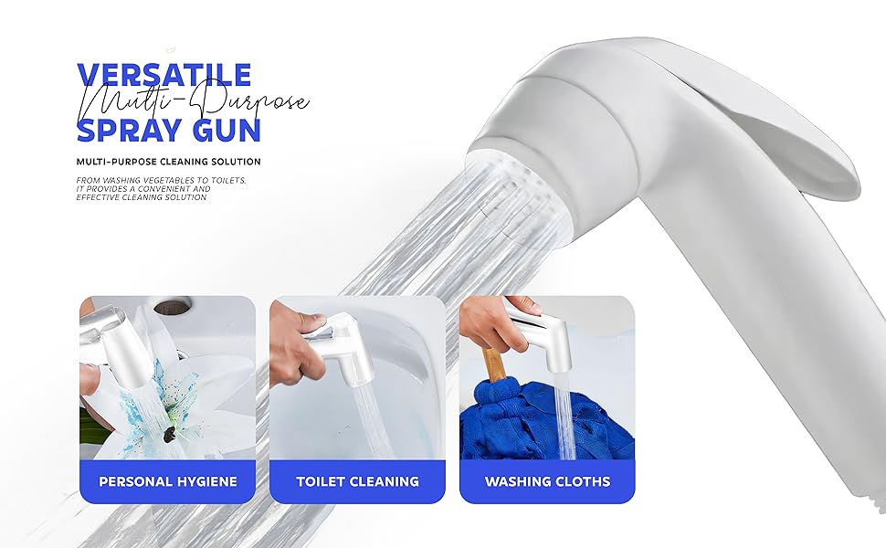 toilet pipe spray gun