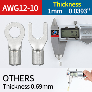 Thickened copper parts, waterproof heat shrinkable tube