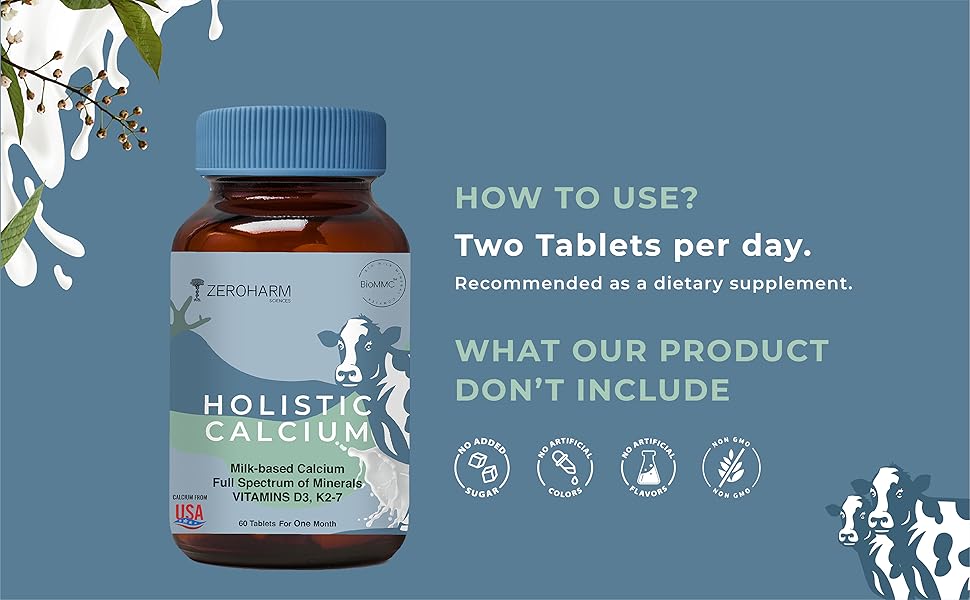 How to use Holistic Calcium Tablets - ZeroHarm