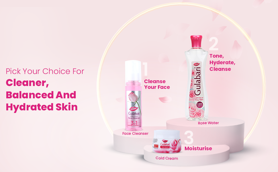 toner; cleanser; gulabari; rose water