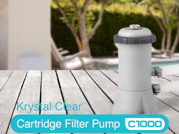 Amazon.com : Intex C1000 Krystal Clear Cartridge Filter Pump