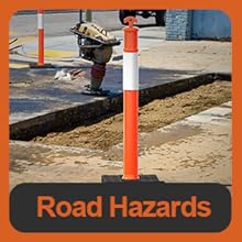 45 Inches Traffic Delineator Posts orange
