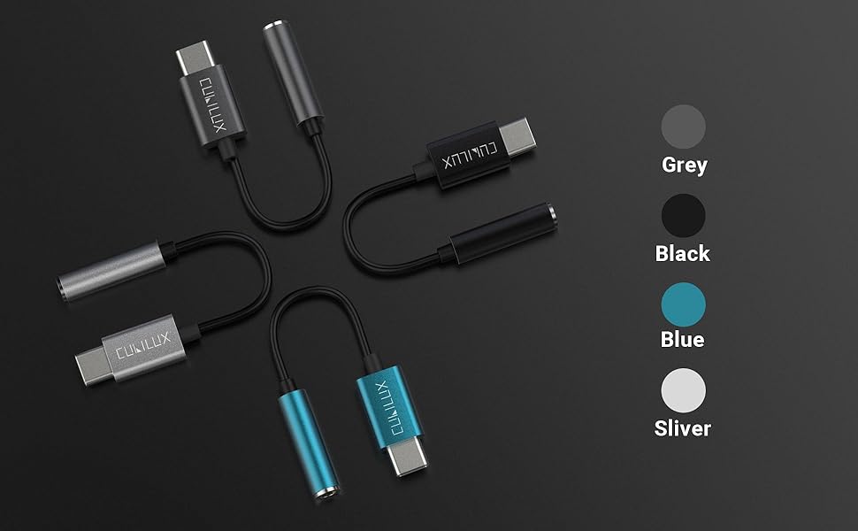 Amazon.co.jp: Cubilux タイプCイヤホンアダプタ [内蔵96KHz/24