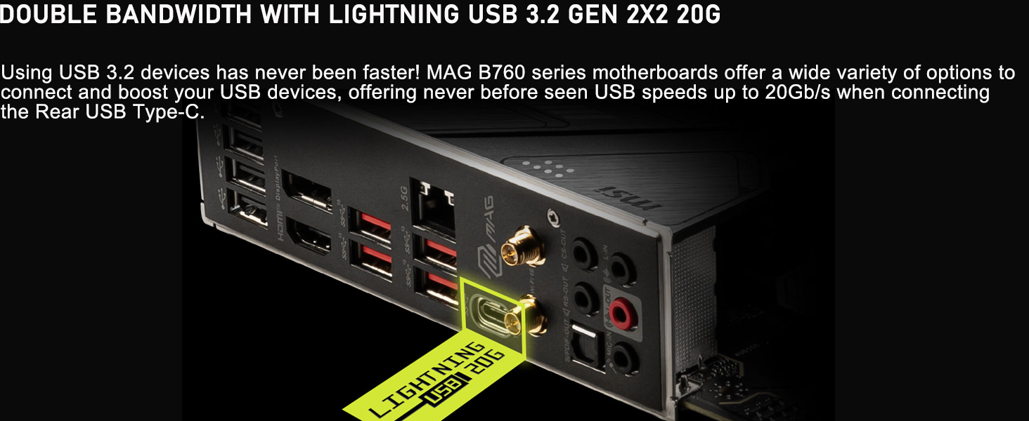 USB 3.2 GEN 2X2 20G