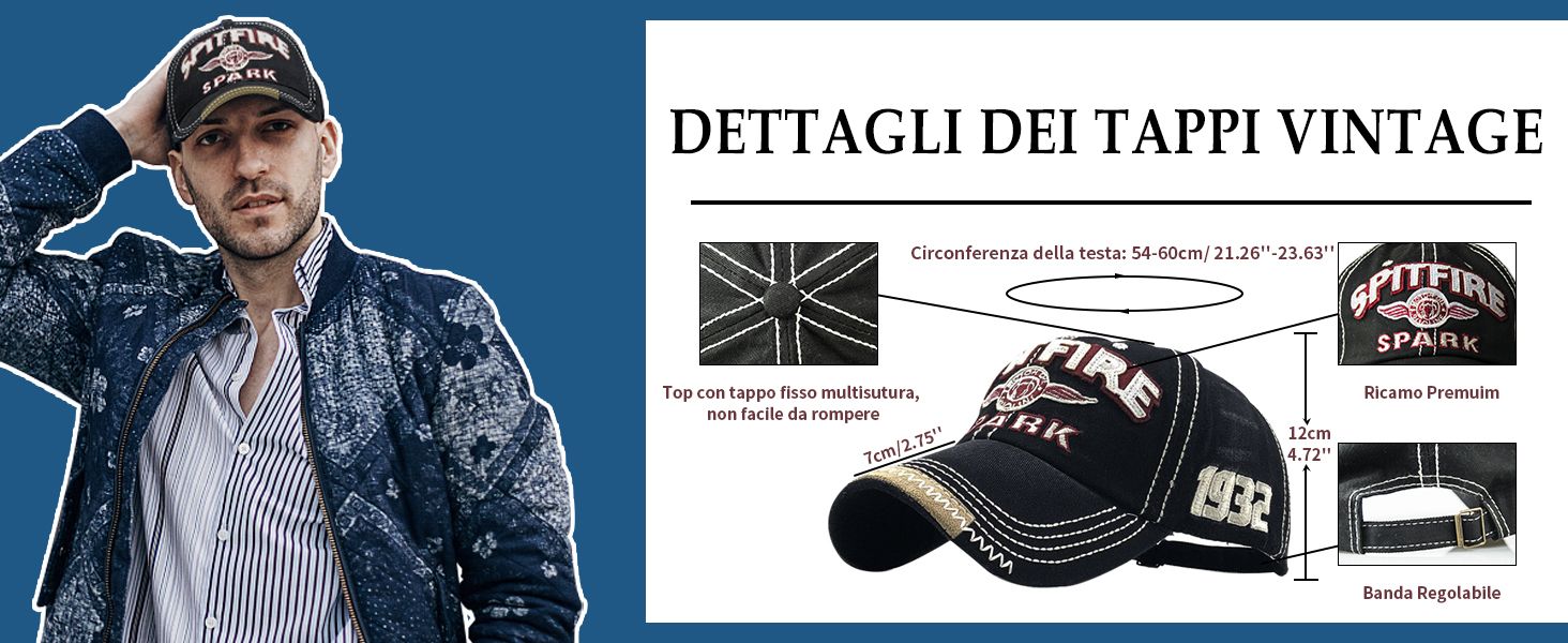 cappello uomo militare