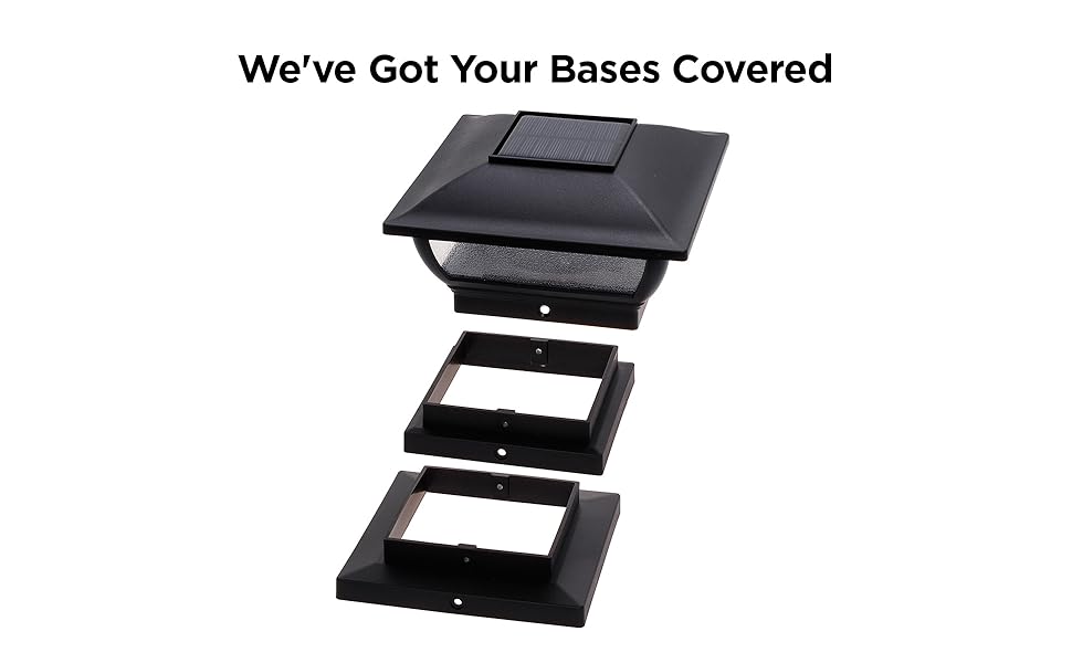 GreenLighting Royalty Solar Post Lights Outdoor Waterproof Solar Post