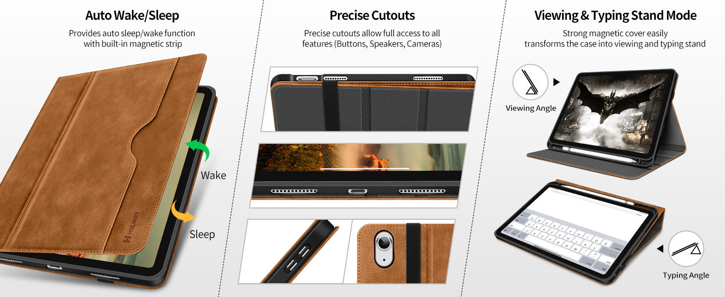 HOLIMET Case for iPad 10th Generation 10.9 Inch 2022 New