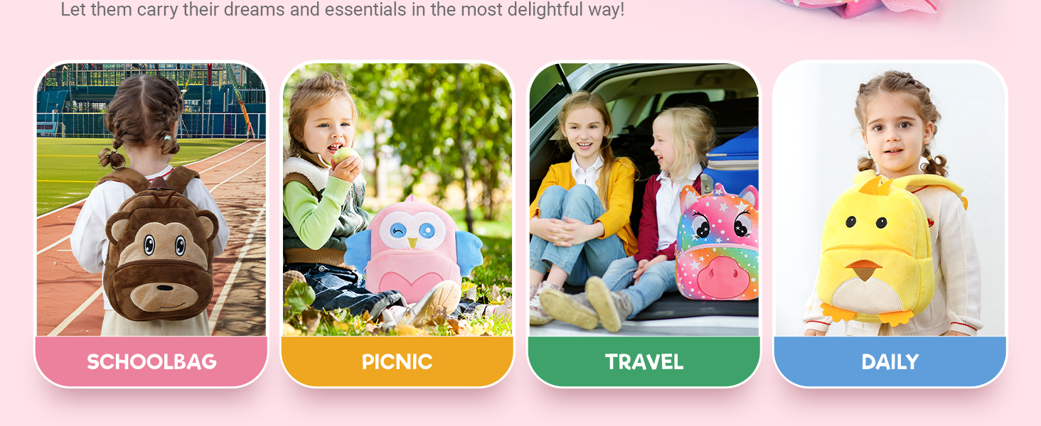 kids backpack for1-2
