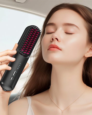 LEELAI Cordless Hair Straightener Brush