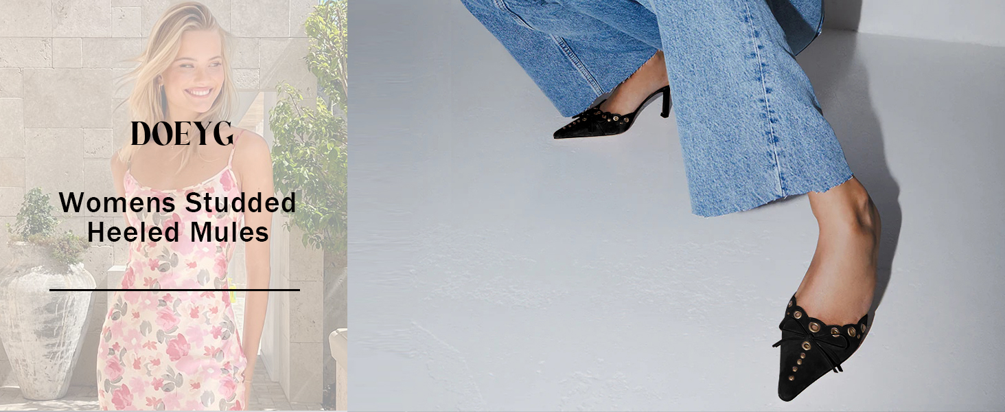 black kitten heels for women