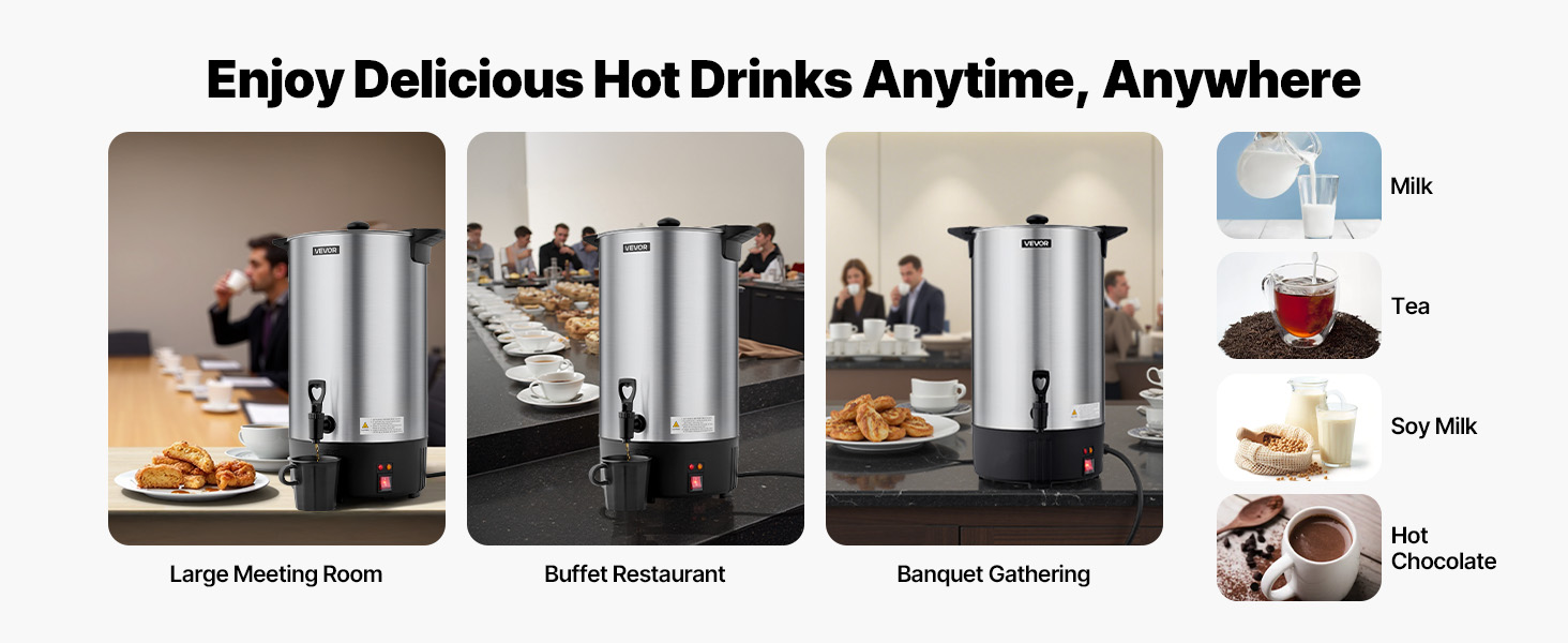 Commercial coffee urn