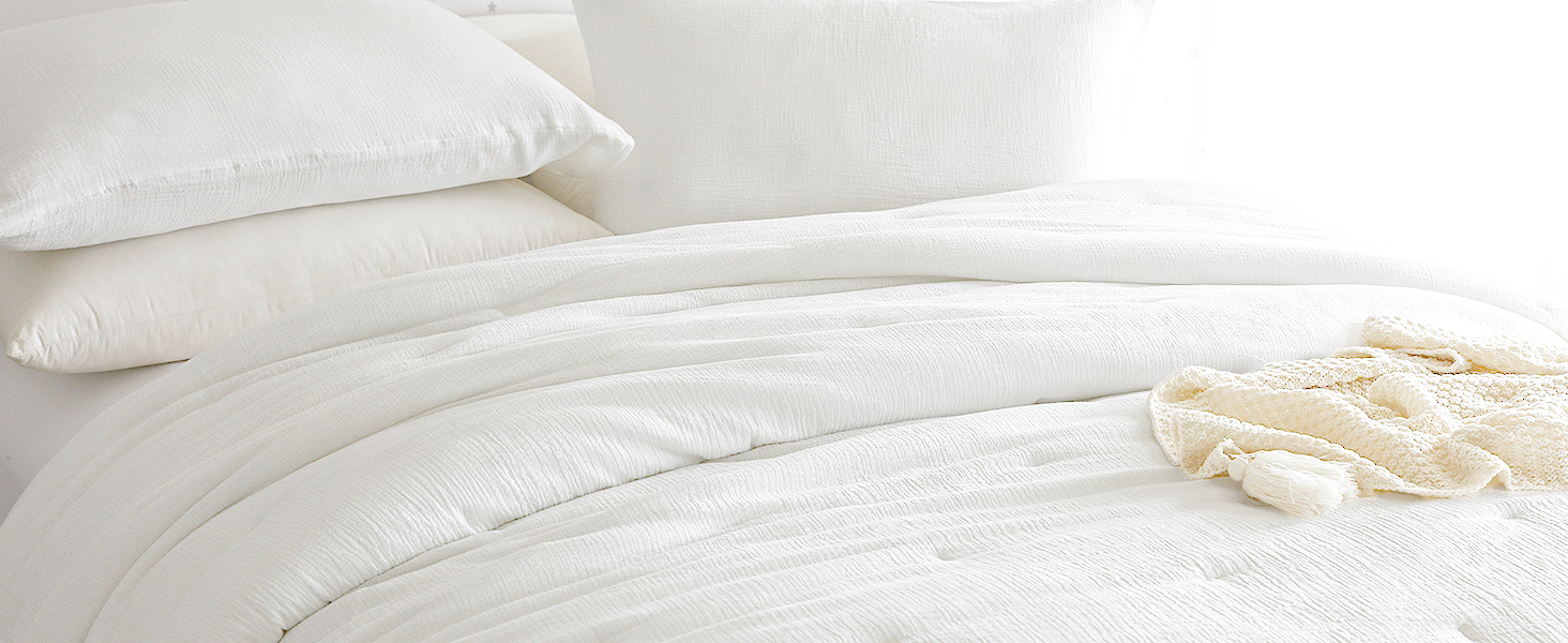 HOMBYS 100% Cotton Muslin Oversized King Comforter for Summer Use, Lightweight and Breathable Down Alternative Soft G 28fbc57e 1348 4e19 A0b2 5f44dbaa2aa7. CR0,0,1464,600 PT0 SX1464 V1