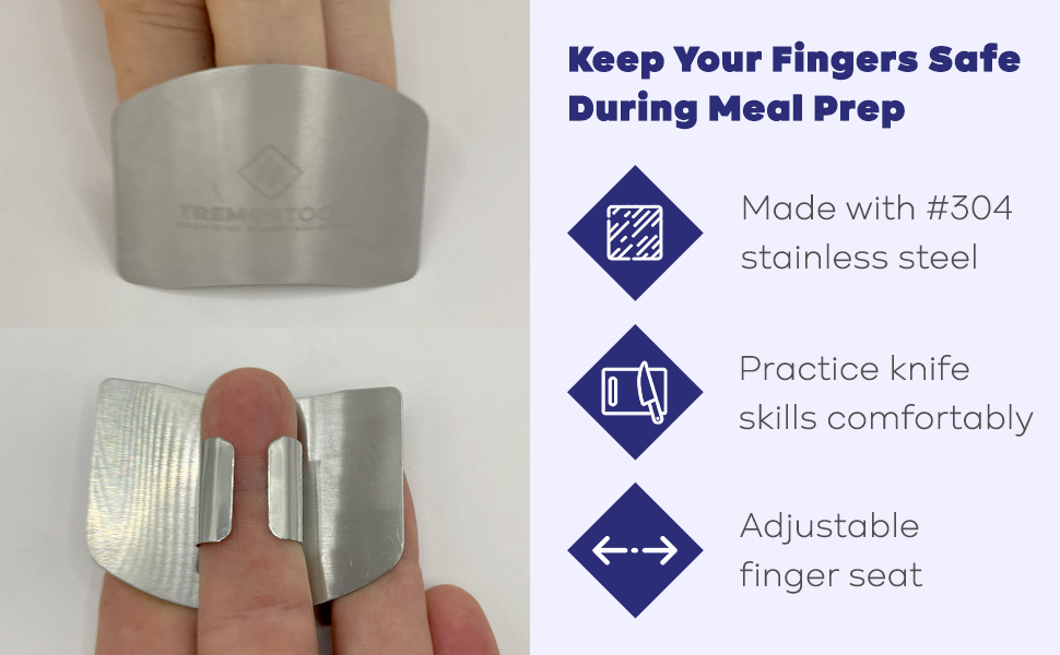 Metal Finger Guards for Slicing
