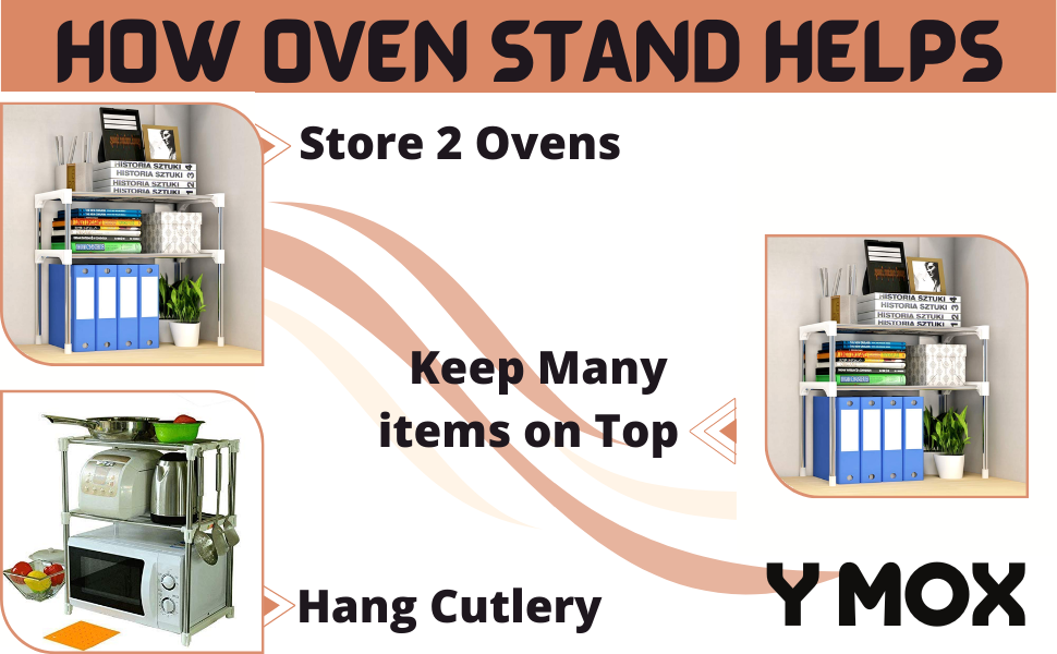 SPN BFCC Adjustable Multipurpose Microwave Oven Stand