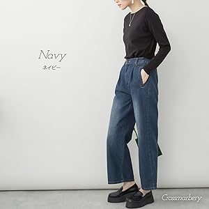 Amazon | [クロスマーベリー] サスペンダーパンツ レディース