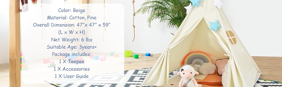 kids teepee tent