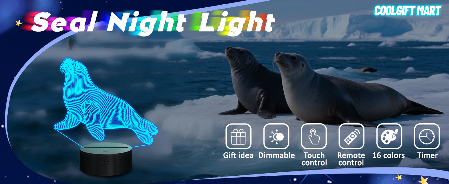 Seal Night Light