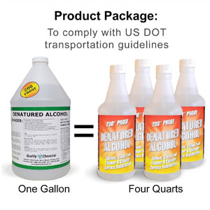 ETHYL ALCOHOL カシノクリーナーA×10本 Quality Chemical's Denatured Alcohol 200-Proof Ethyl Alcohol