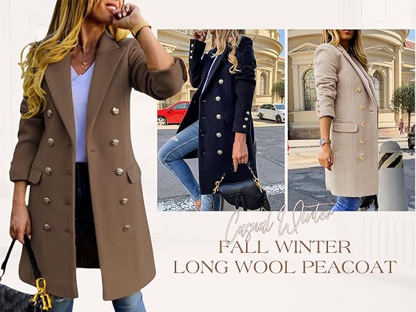 Double-breasted Wool coat ¥48,400 830840_Z7APD_1000_001_100_0000
