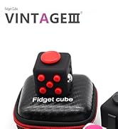 Vintage? Fidget Stresswürfel von [1 Stück] Cube gegen Stress, unruhige Hände, Perfekt für nervöse...