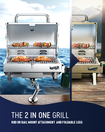 The 2 in one grill