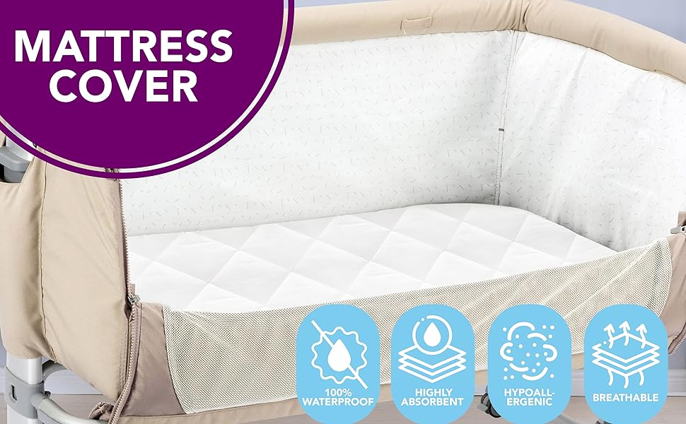 Pack N Play Mattress Cover Organic Cotton Waterproof