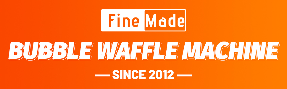 Bubble waffle machine