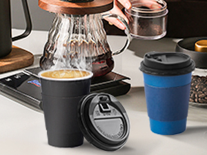 Thick coffee cup for hot and cold drinks