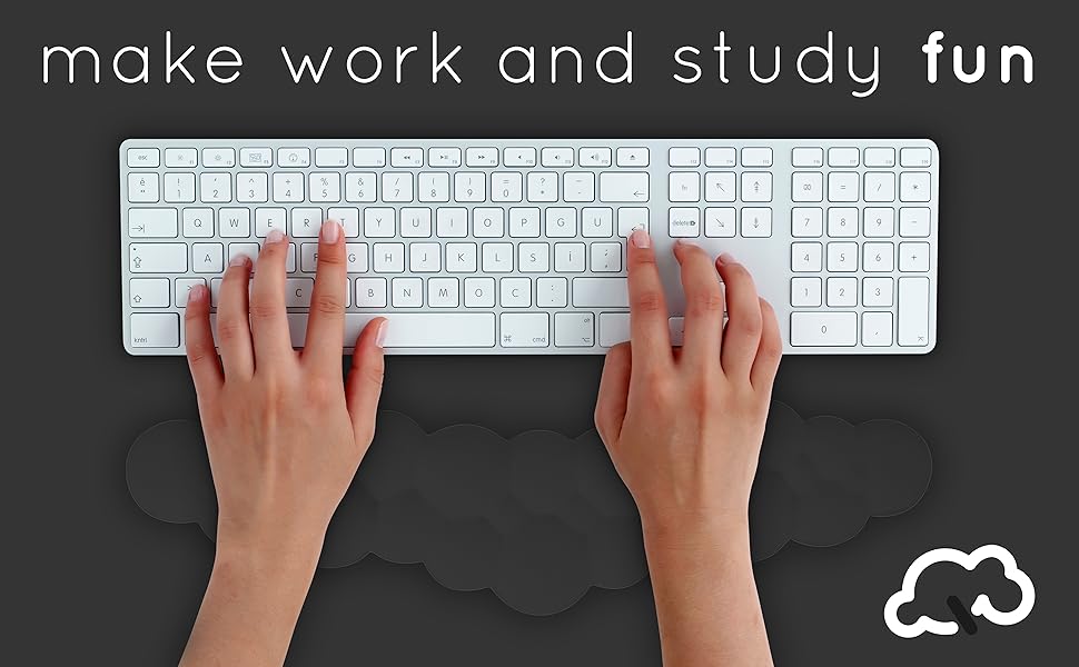 cloud arm rest keyboard